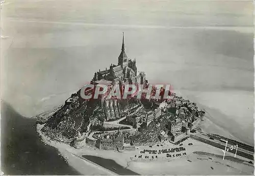Cartes postales moderne Mont Saint Michel Manche Vue aerienne