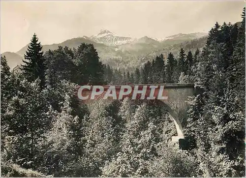 Cartes postales moderne Saint Gervais Le Pont du Diable et le Mont Joly