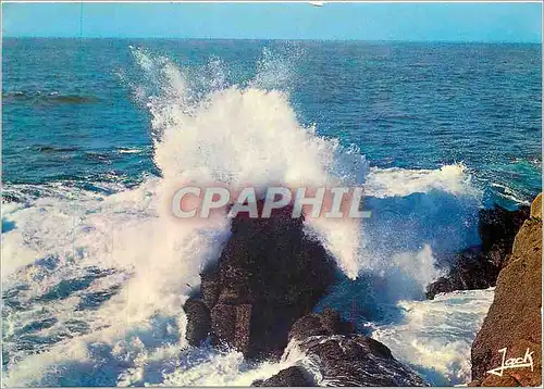 Cartes postales moderne Effet de vagues sur la cote
