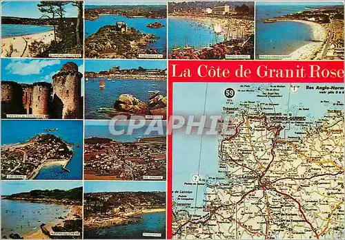 Cartes postales moderne La Cote de Granit Rose