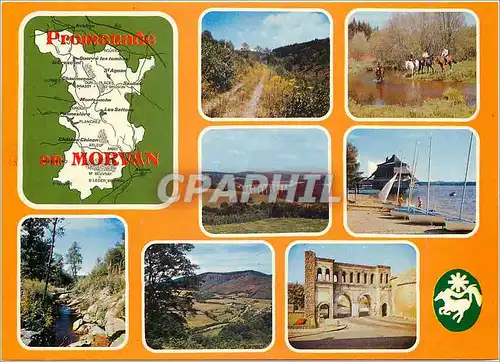 Cartes postales moderne Promenade en Morvan