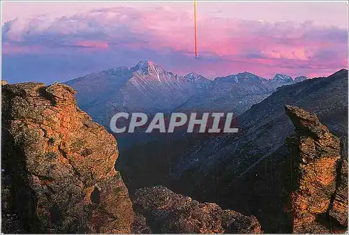 Cartes postales moderne Long Peak Rocky Mountain National Park Colorado