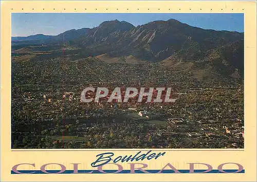 Moderne Karte Boulder Colorado