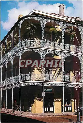 Cartes postales moderne Lace Balconies Royal Street New Orleans