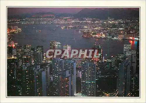 Cartes postales moderne Les Immeubles des centres de Victoria et Kowloon
