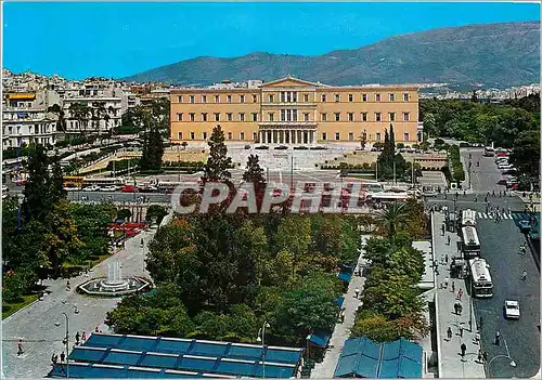Moderne Karte Athenes La Place de Syntagma