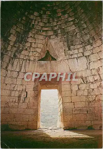 Cartes postales moderne Mycenes Le Tresor d'Atree L'Entree vue de l'Interieur