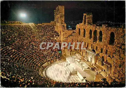 Cartes postales moderne Athenes L'Odeon d'Herode Articus