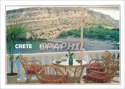 Cartes postales moderne Crete Matala