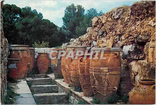 Cartes postales moderne Cnossos Le Palais Les jarres des Magasins du Sud