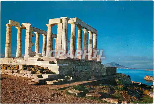 Cartes postales moderne Temple de Poseidon