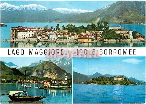 Cartes postales moderne Lago Maggiore Isole Borromee