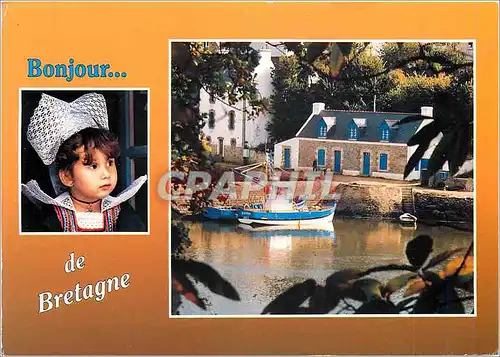 Cartes postales moderne La Bretagne Pittoresque Un coin de Paradis ou l'on veut dire merci