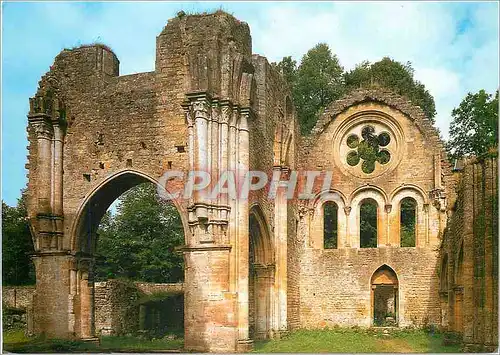 Cartes postales moderne Abbaye Notre Dame d'Orval Transept et rosace de l'Eglise