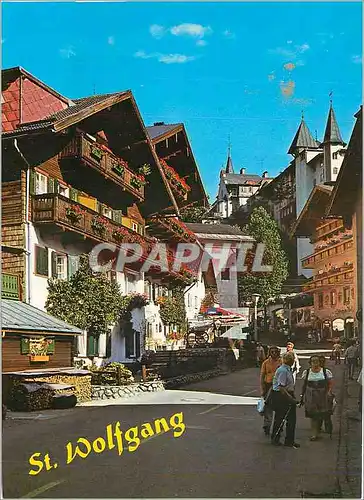 Moderne Karte St Wolfgang