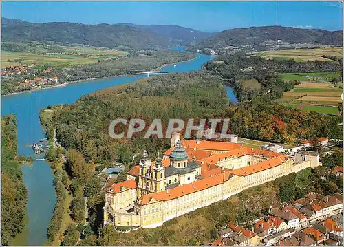 Moderne Karte Melk an der Donau Wachau Benediktinerstift im Barockstil