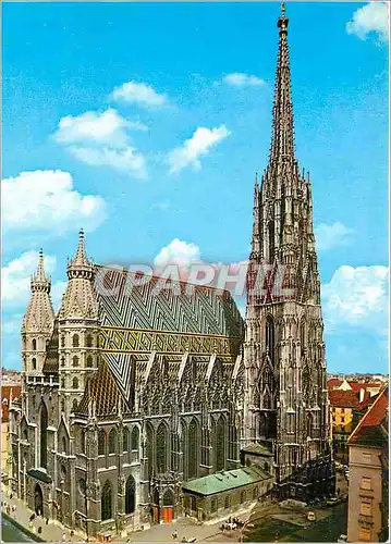 Moderne Karte Vienne Cathedrale St Etienne