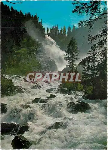 Cartes postales moderne Loftkurort Krimmi Salzburg Oberster Wasserfall