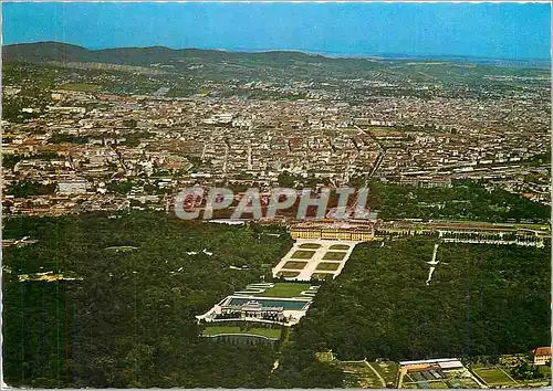 Cartes postales moderne Wien Schloss Schonbrunn Flugaufnahme gegen Norben