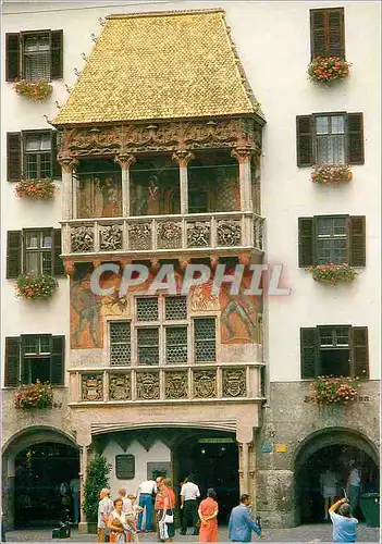 Moderne Karte Innsbruck Tirol Goldenes Dachl