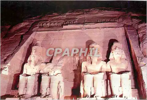 Moderne Karte Abu Simbel Statue of Ramses II