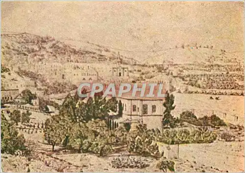 Cartes postales Vue generale de Nazareth dessinee par le Pere Charles de Foucould