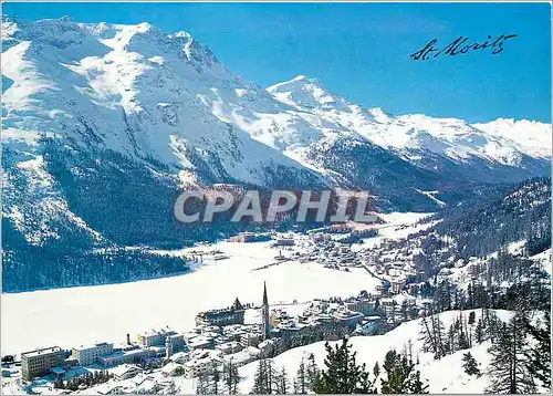 Cartes postales St Moritz Dorf und Bad