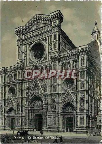 Cartes postales Firenze La Facciata del Duomo