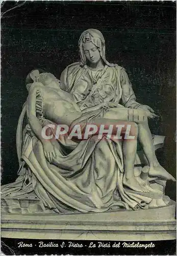 Ansichtskarte AK Roma Basilica S Pietro La Pieta del Michelangelo