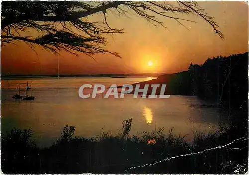 Cartes postales moderne Coucher de soleil sur l'Entree du Golfe du Morbihan