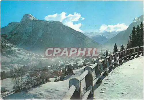 Cartes postales moderne Morzine Avoriaz Haute Savoie Vue generale Pointe de Ressachaux