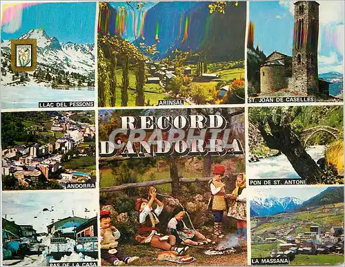 Moderne Karte Record d'Andorra