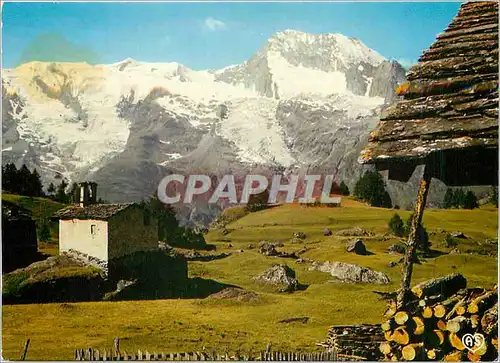 Cartes postales moderne Savoie Tarentaise Le Village du Monal et le Mont Pourri