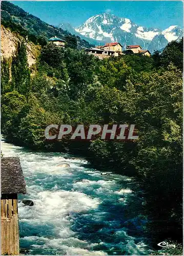 Cartes postales moderne Brides les Bains Savoie Le Doron Au fond le massif de la Vanoise
