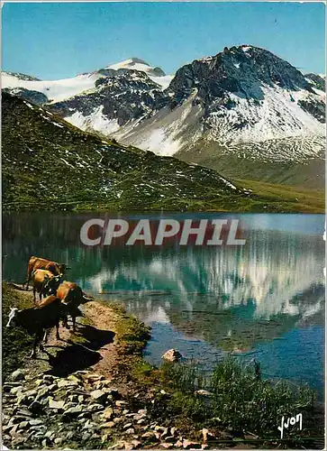 Cartes postales moderne Les Alpes Tignes Savoie Le Miroir aux Glaciers Der Gletscherspiegel
