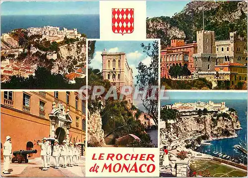 Cartes postales moderne Le Rocher de Monaco