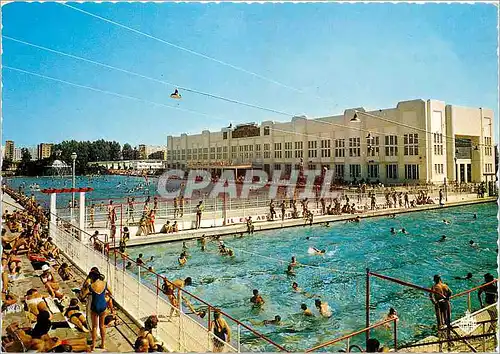 Moderne Karte Toulouse Cite des Violettes La Piscine Municipale Les Bassins