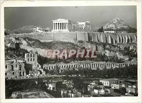 Cartes postales moderne Athenes Vue de l'Acropole