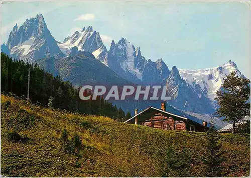 Cartes postales moderne Les Alpes Francaises en couleurs naturelles Vision Alpestre