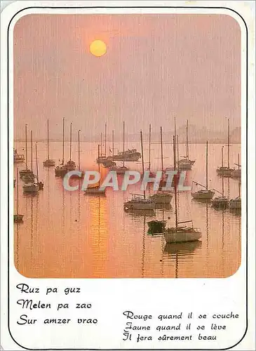 Cartes postales moderne Sagesse de Bretagne Bateaux