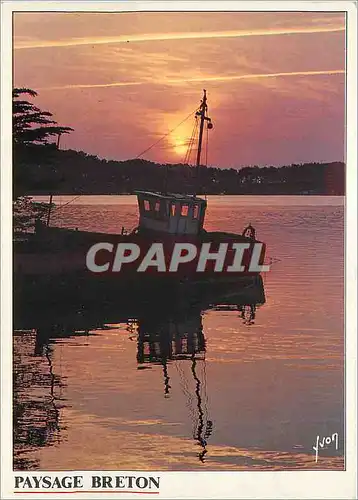 Cartes postales moderne Paysage Breton Bateau