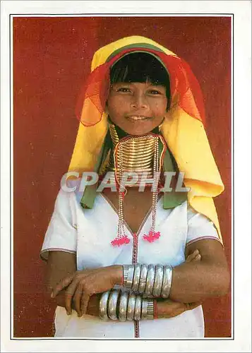 Cartes postales moderne Burma Loi Kaw Femmes girafes