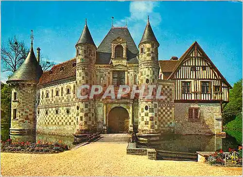 Moderne Karte St Germain de Livet Calvados Le Chateau