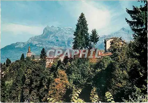 Cartes postales moderne Saint Gervais les Bains Vue generale et les Aiguilles de Warens