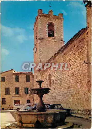 Cartes postales moderne St Jeannet Alp Mar Place de l'Eglise