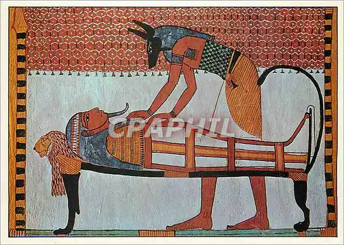 Moderne Karte Tombe de Sennedjem Deir el Medineh Thebes