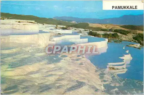 Moderne Karte Pamukkale den bir gorunus