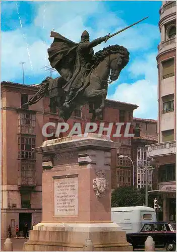 Moderne Karte Burgos Monumento al Cid Campeador