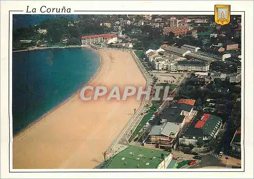 Moderne Karte La Coruna Plage de Santa Cristina