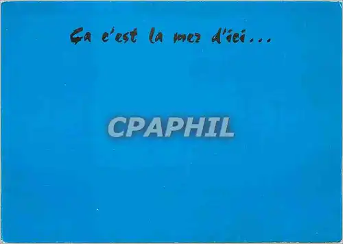 Cartes postales moderne Ca c'est la mer d'iei